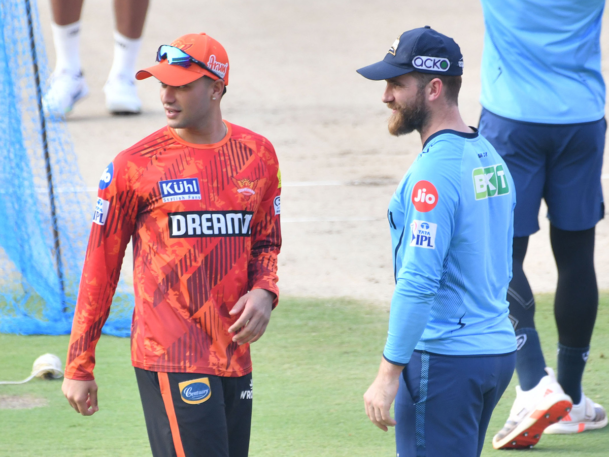 Special Photos: SRH And GT Players Net Practice At Uppal Stadium13