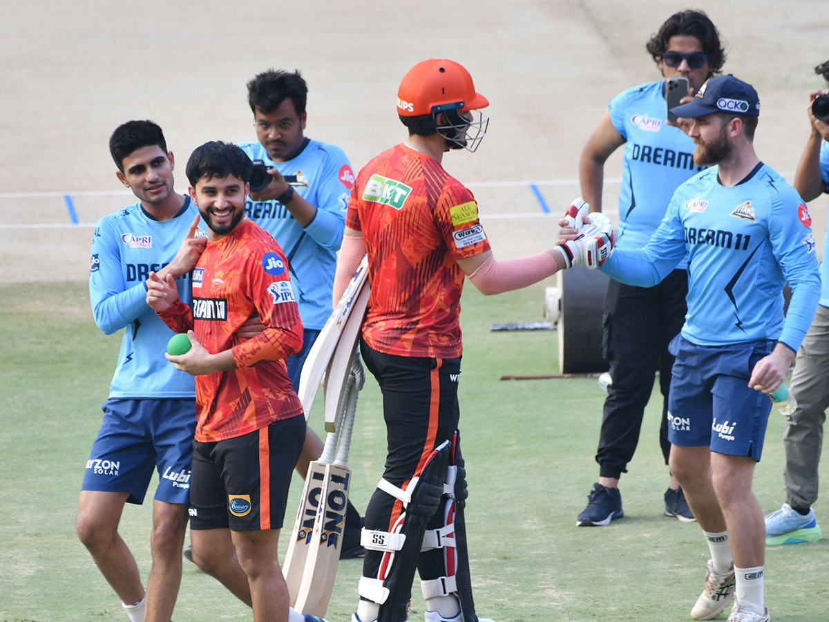 Special Photos: SRH And GT Players Net Practice At Uppal Stadium16