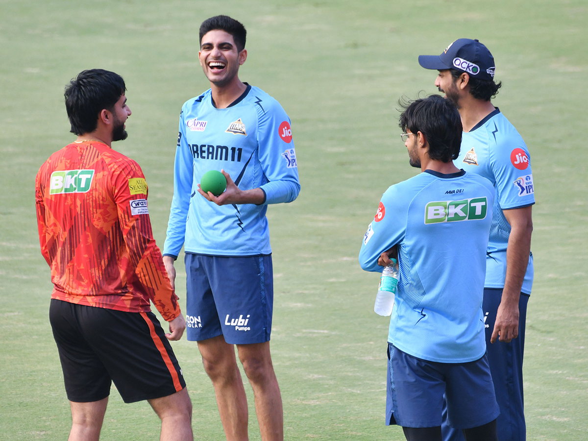 Special Photos: SRH And GT Players Net Practice At Uppal Stadium17