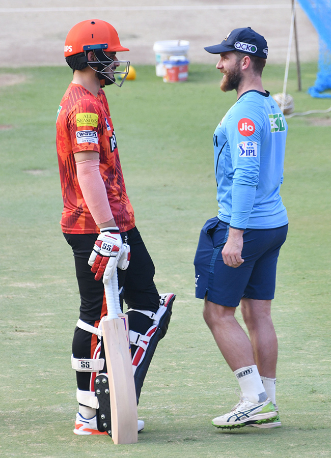 Special Photos: SRH And GT Players Net Practice At Uppal Stadium27