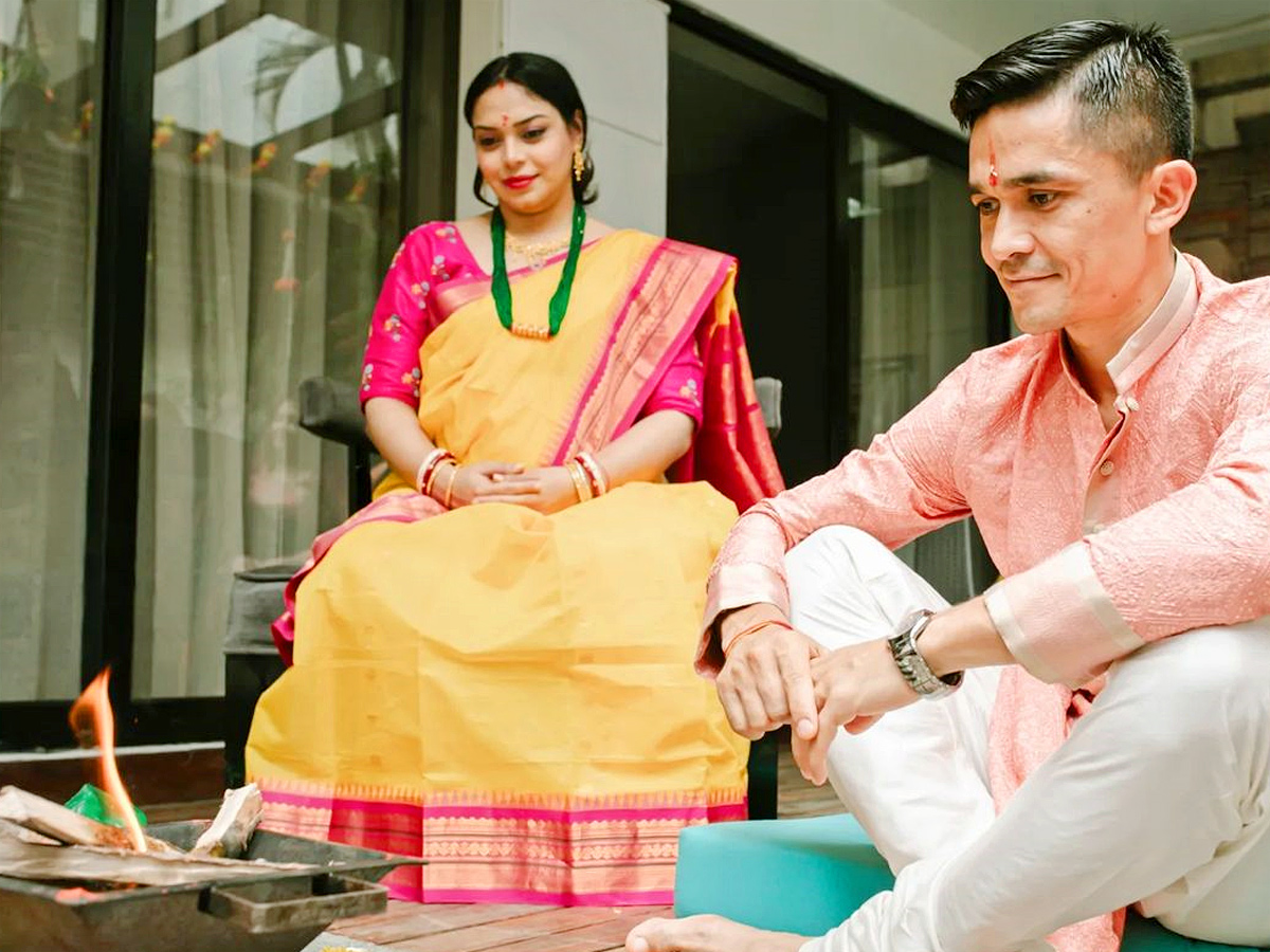 Sunil Chettri On How He Married His Coach Daughter Sonam Bhattacharya11