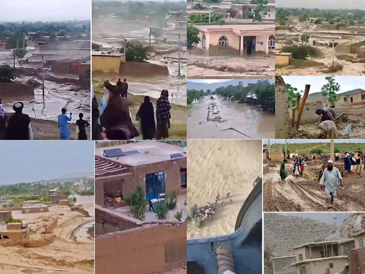 Houses Damaged After Heavy Rain Triggers Floods In Afghanistan Photos1