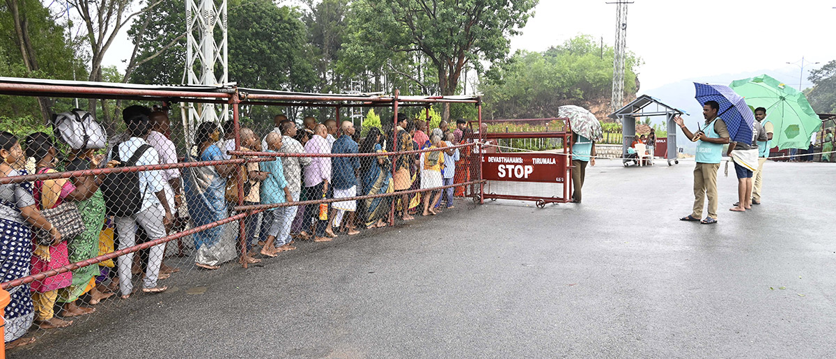 Huge Rush At Tirumala Temple, See Photos11