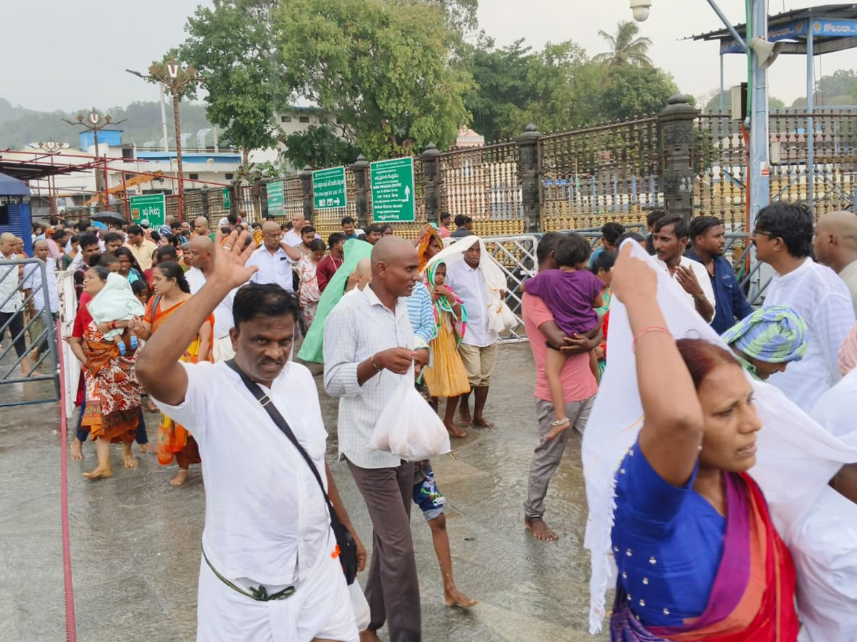 Huge Rush At Tirumala Temple, See Photos13