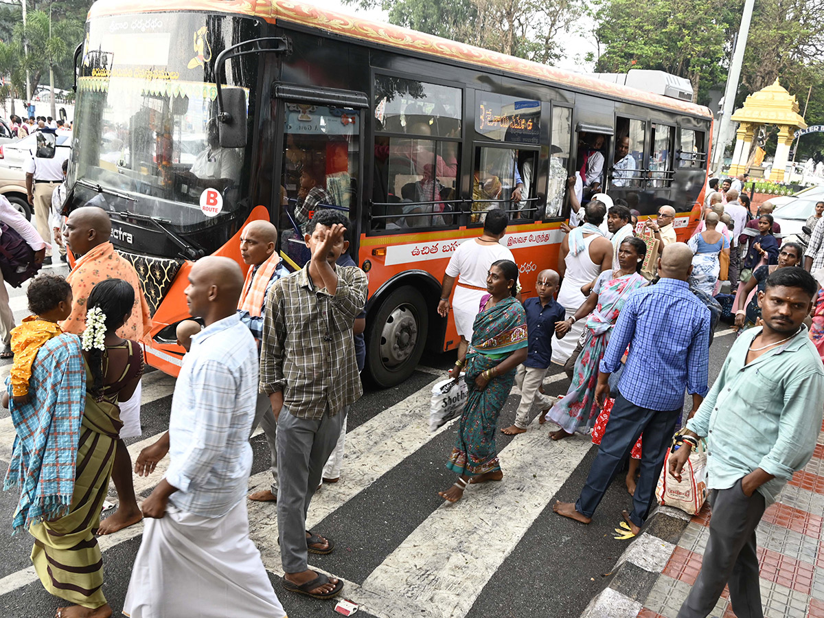 Huge Rush At Tirumala Temple, See Photos18