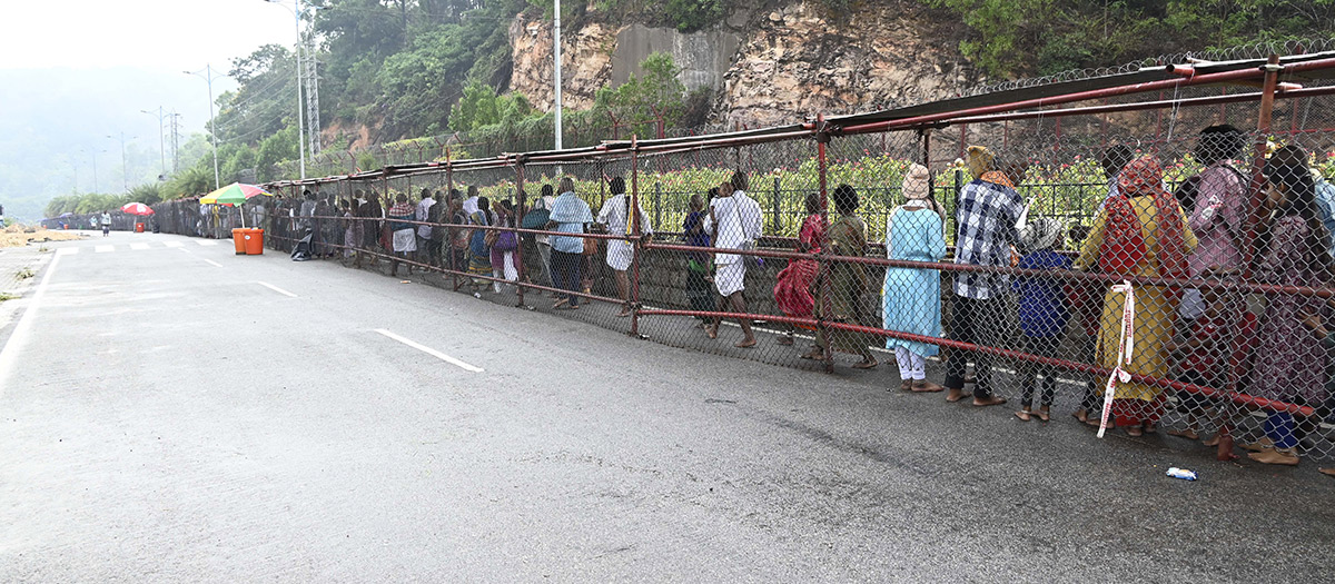 Huge Rush At Tirumala Temple, See Photos8