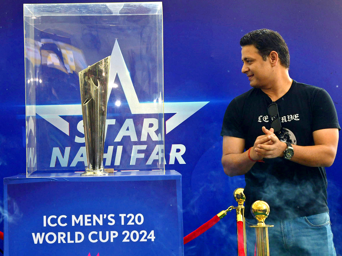 T20 World Cup 2024 Trophy At Sakshi Office: Photos13