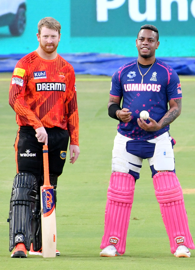 SRH and RR Players Practice Session At Uppal Stadium Special Photos11