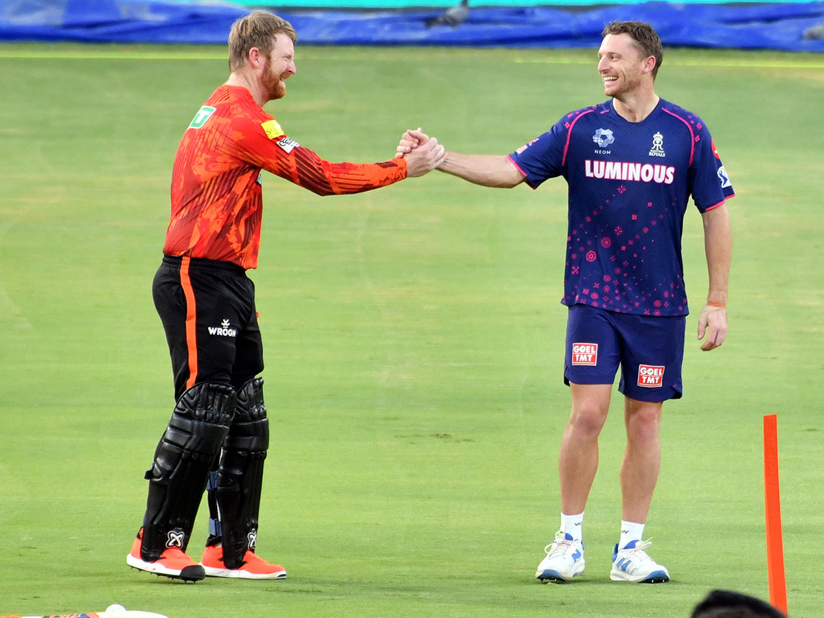 SRH and RR Players Practice Session At Uppal Stadium Special Photos21