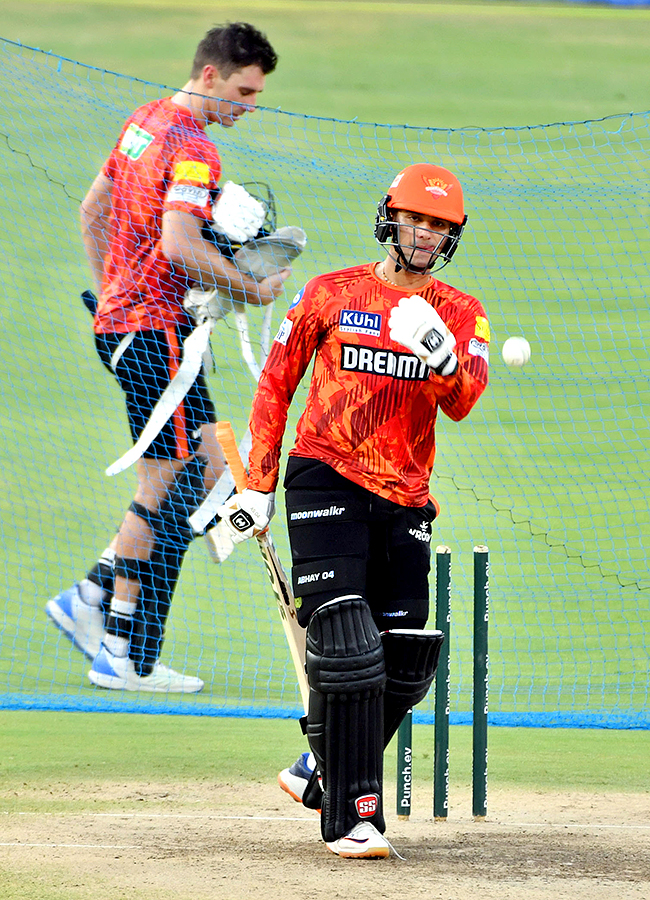 SRH and RR Players Practice Session At Uppal Stadium Special Photos8