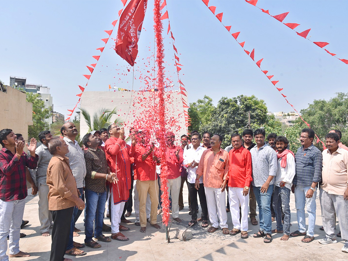 May Day Celebrations At Film Federation Office Hyderabad: Photos10