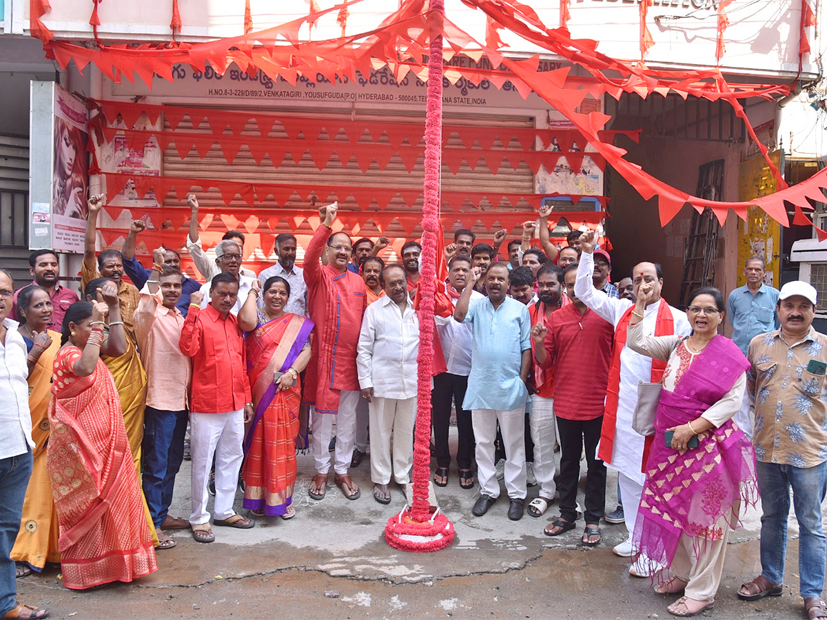 May Day Celebrations At Film Federation Office Hyderabad: Photos3