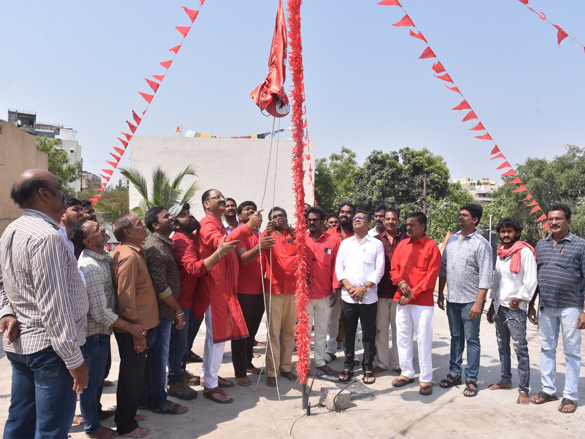 May Day Celebrations At Film Federation Office Hyderabad: Photos9