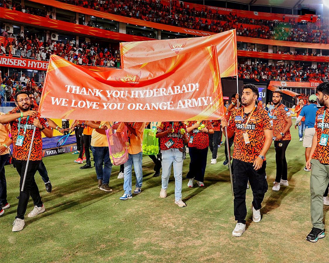 SRH Team playoff celebration at uppal stadium7