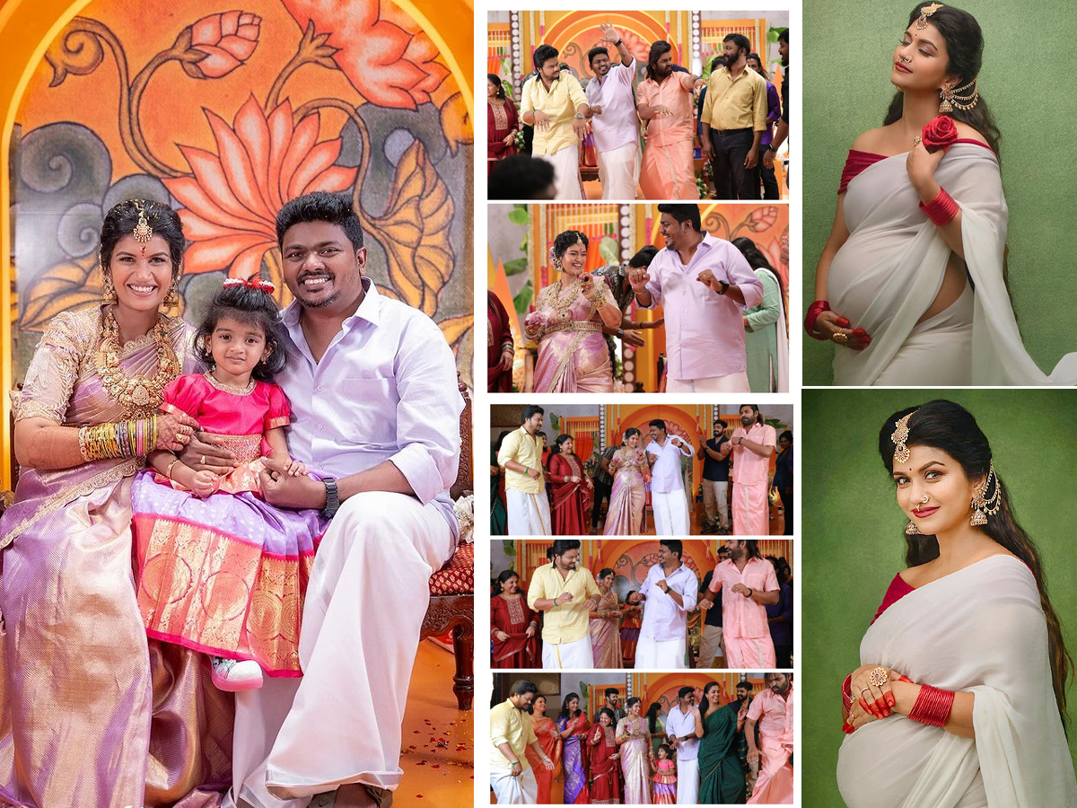 Serial Actress Sridevi Ashok Blessed With Baby Girl Photos1