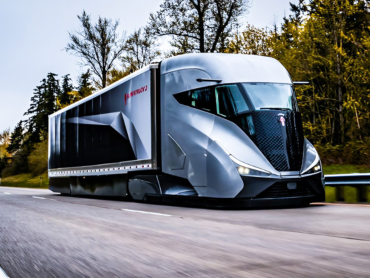 Kenworth unveiled a sleek looking SuperTruck 2 at Advanced Clean Transport expo1