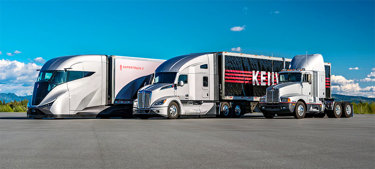 Kenworth unveiled a sleek looking SuperTruck 2 at Advanced Clean Transport expo6