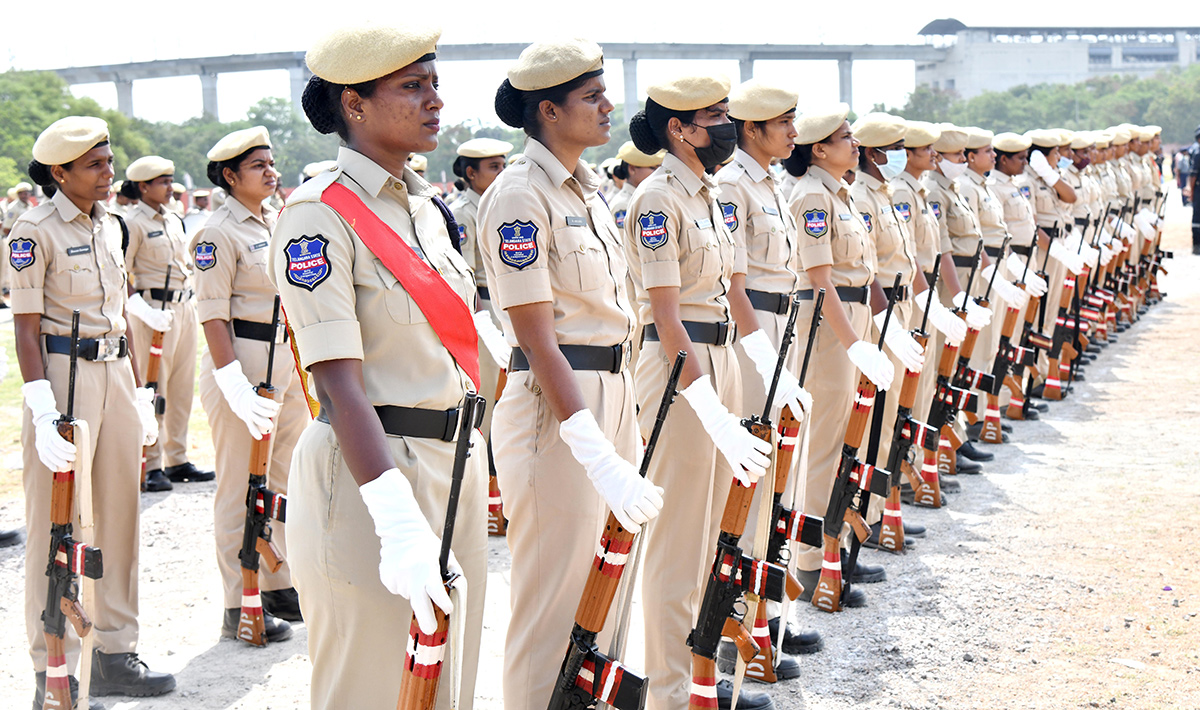 Police Rehearsal In Secunderabad Parade Ground For Telangana Formation Day Celebrations11