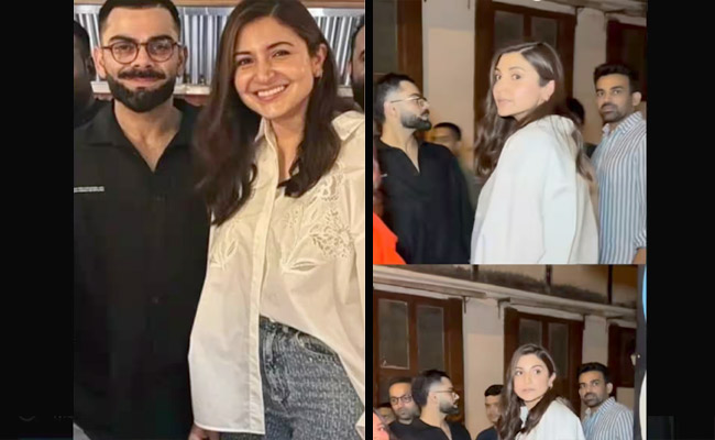 Virat Kohli Hanging Out With wife Anushka Sharma Former cricketer Zaheer Khan in Mumbai Photos1