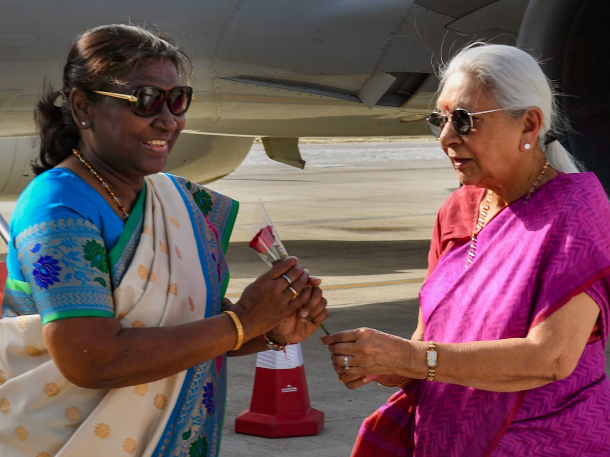 President Droupadi Murmu Visits Ayodhya Ram Mandir For The First Time2