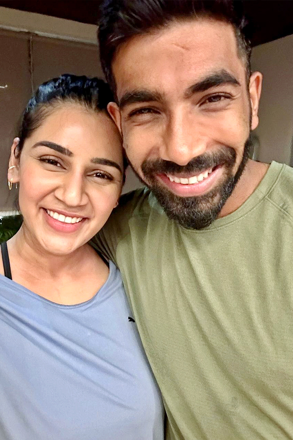 Bring Your Husband To Work Day: Bumrah Wife Sanjana Ganesan Shares Cute Pic Ahead of T20 WC 2024 Photos11