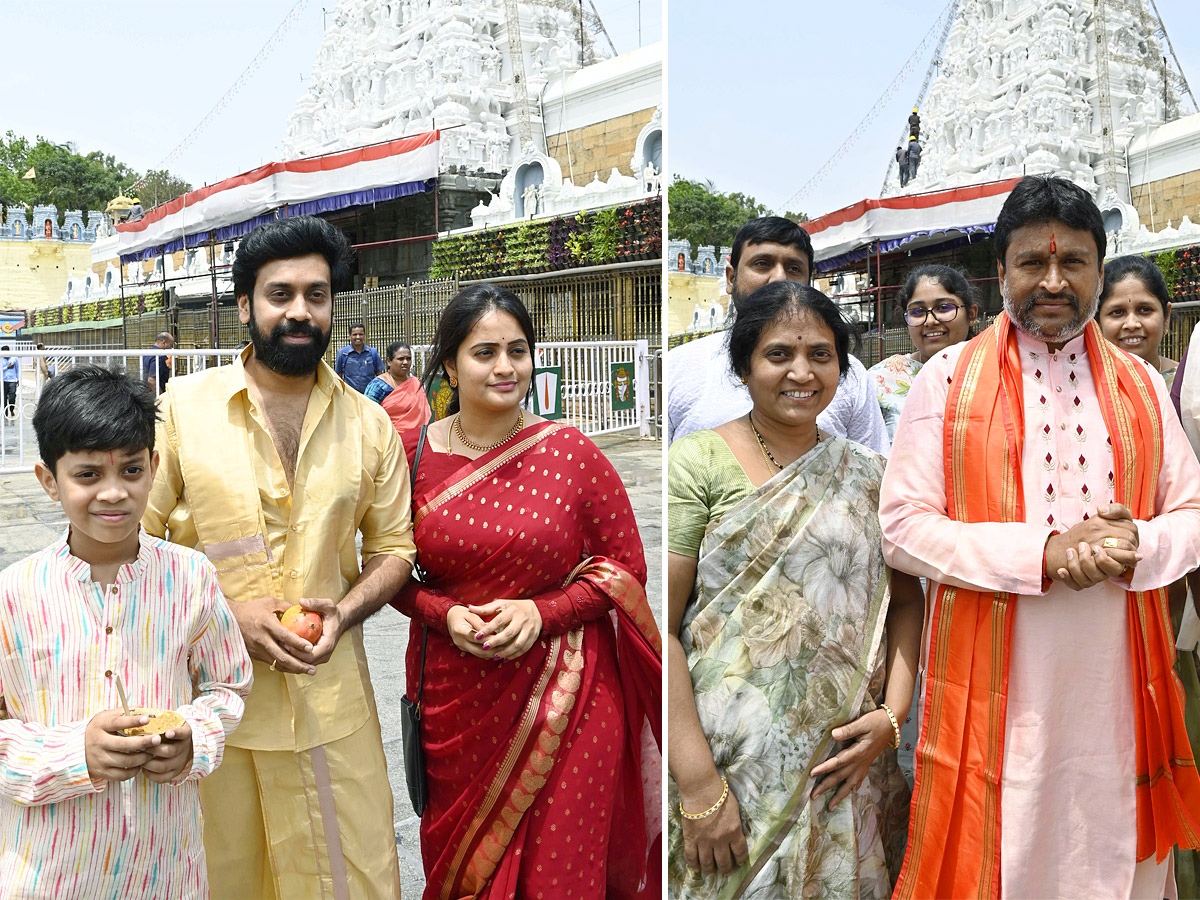 Politicians, Celebrities Visits Tirumala: Photos1