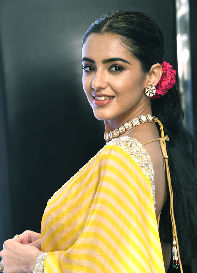 Actress Malvika Sharma Latest Pics In Yellow Saree10