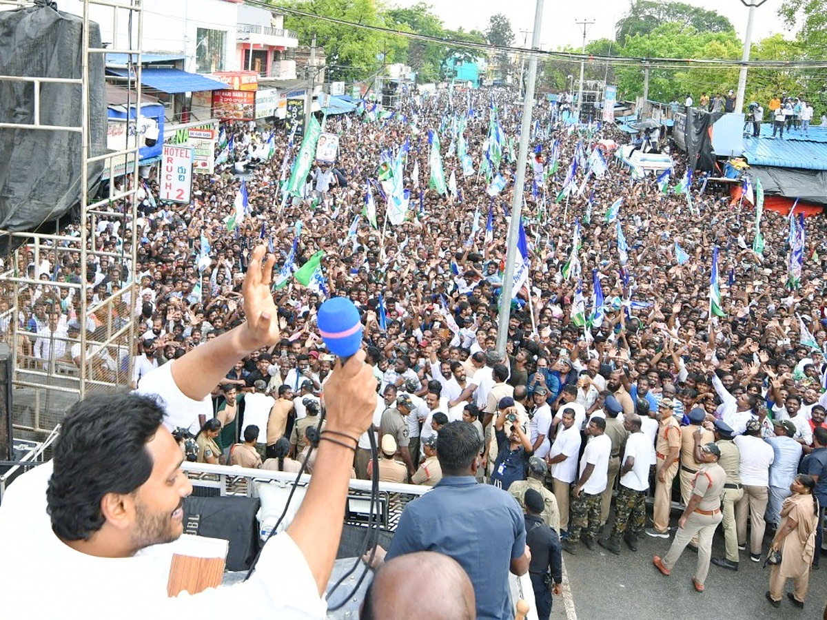 AP CM YS Jagan Public Meeting at Palamaneru Chittoor District Photos7