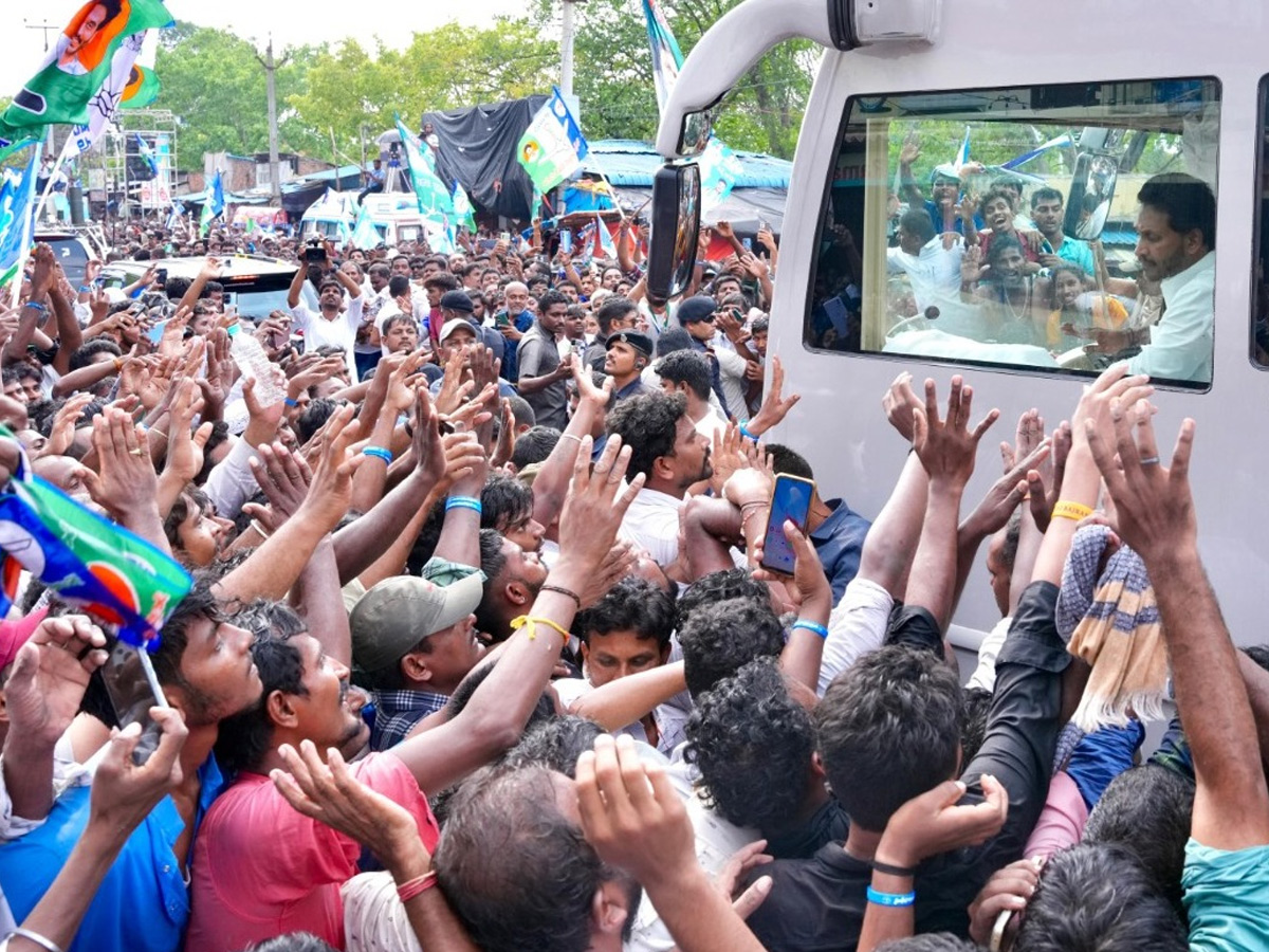 AP CM YS Jagan Public Meeting at Palamaneru Chittoor District Photos10