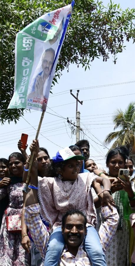 Massive YSRCP Supporters Attend At Hindupuram CM Jagan Road Show27