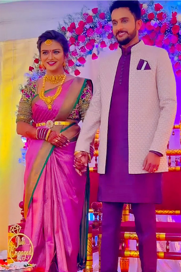 Chiranjeevi Lakshmi Sowbhagyavathi Serial Pathiba chandru gowda wedding photos17