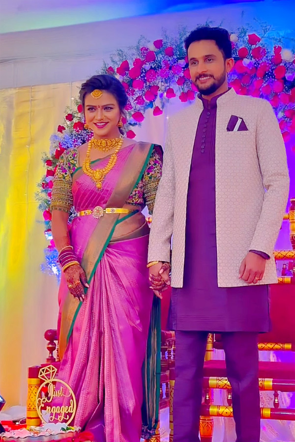 Chiranjeevi Lakshmi Sowbhagyavathi Serial Pathiba chandru gowda wedding photos18