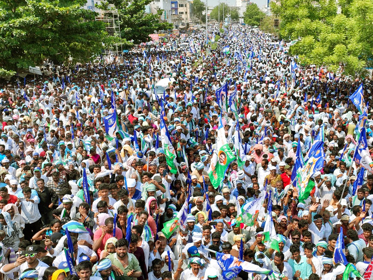 AP CM YS Jagan Public Meeting at Macherla Photos 3