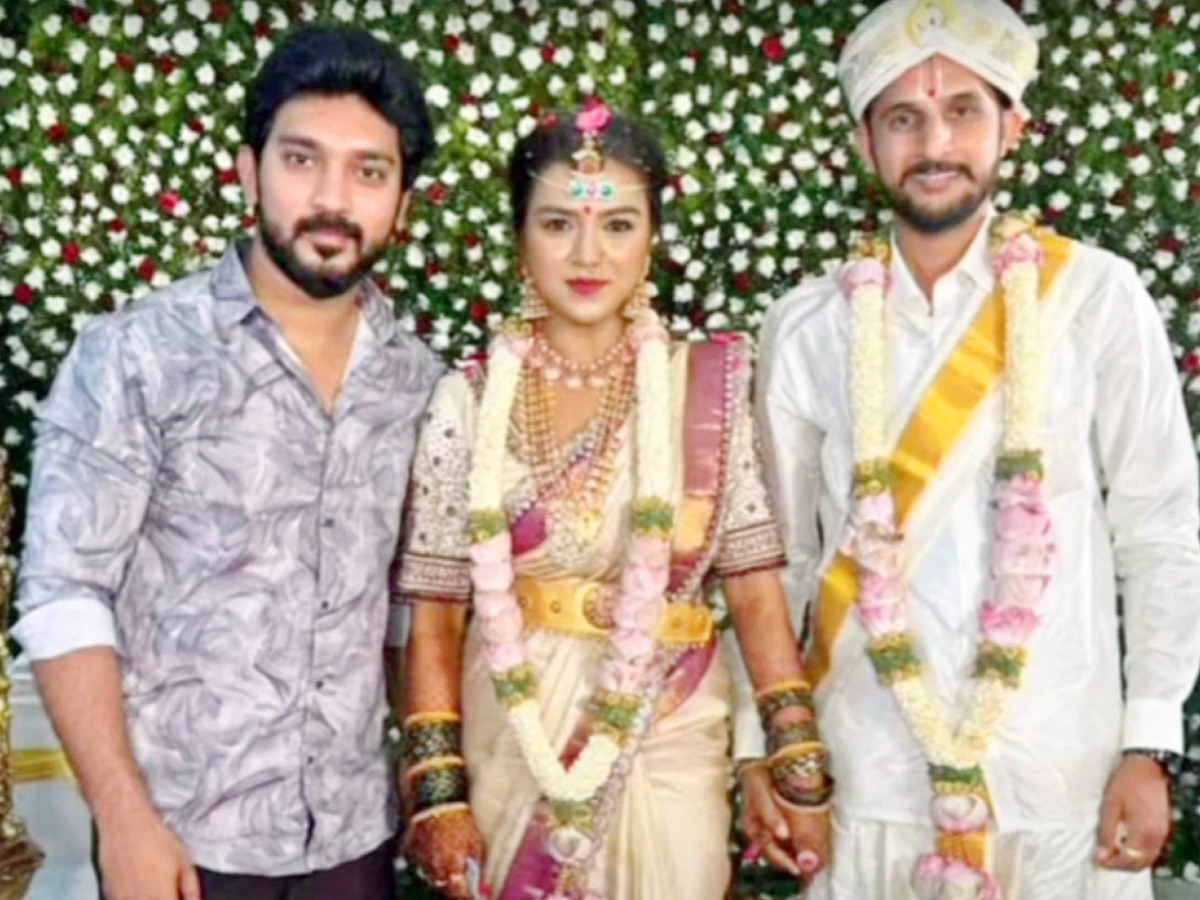 Chiranjeevi Lakshmi Sowbhagyavathi Serial Pathiba chandru gowda wedding photos12