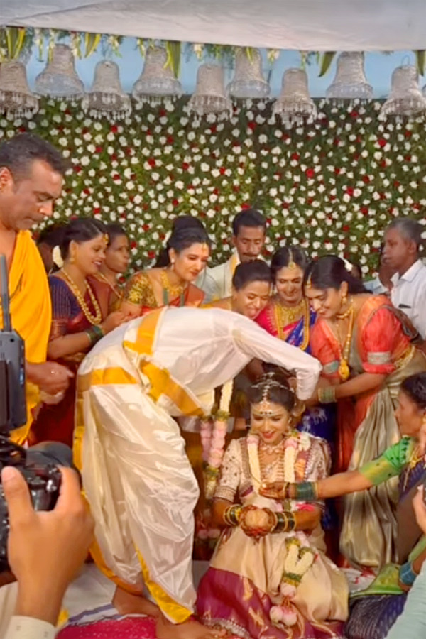 Chiranjeevi Lakshmi Sowbhagyavathi Serial Pathiba chandru gowda wedding photos5