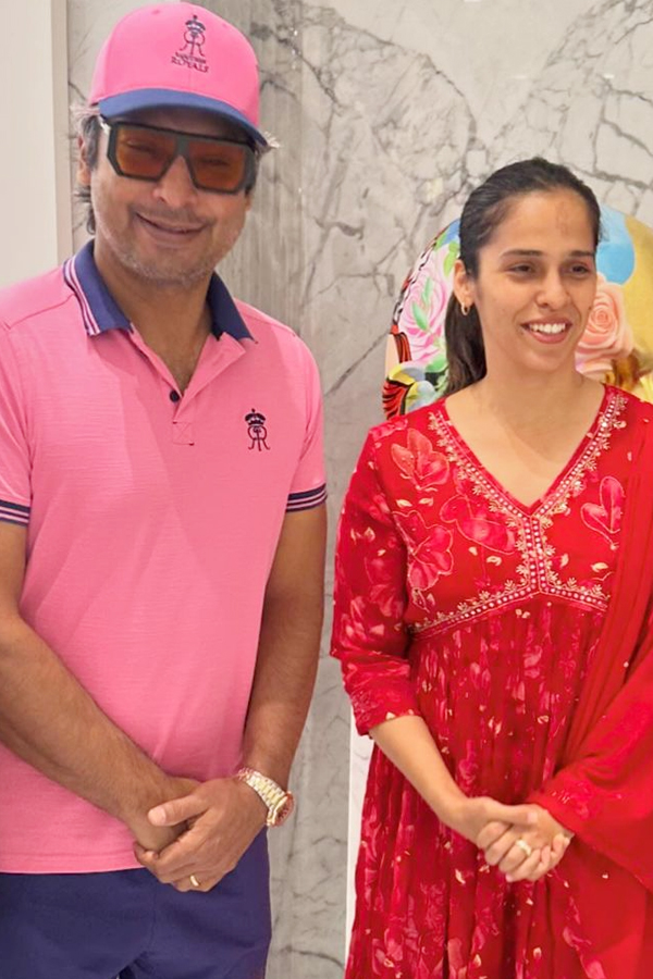 Saina Nehwal With Rajasthan Royals Team Photos Goes Viral 5