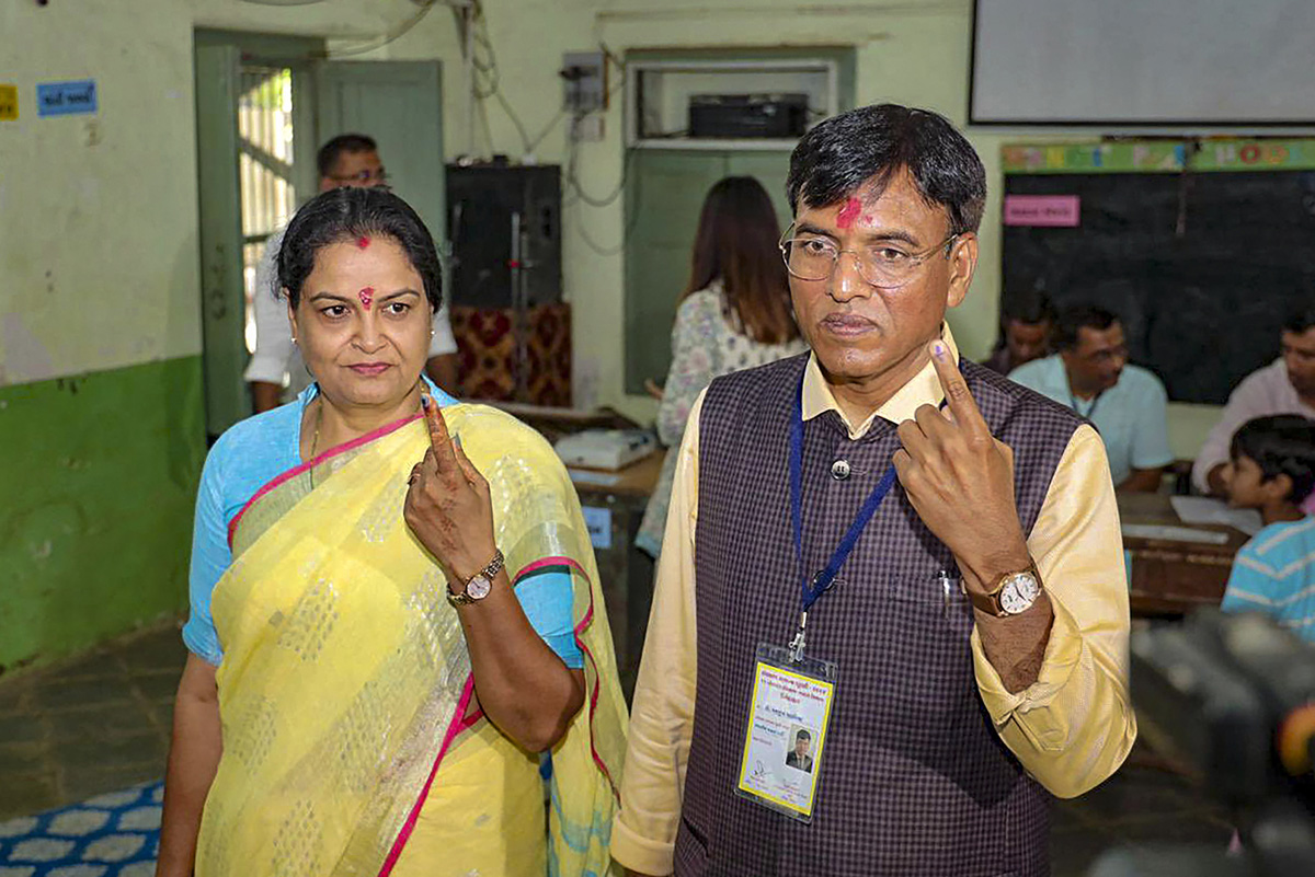  3rd Phase of Lok Sabha Election Polling Photo18