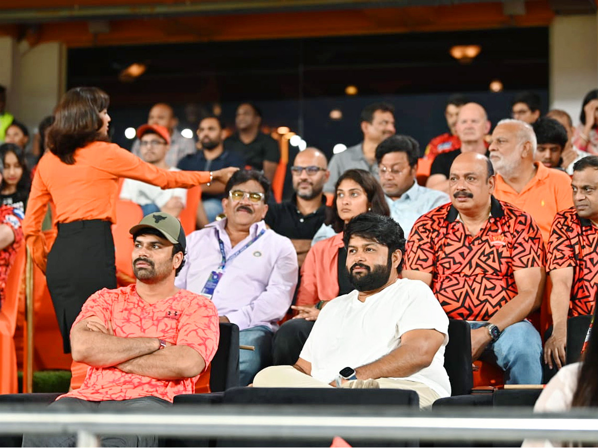 Celebrities In IPL Match at Hyderabad Uppal Cricket Stadium Photos6