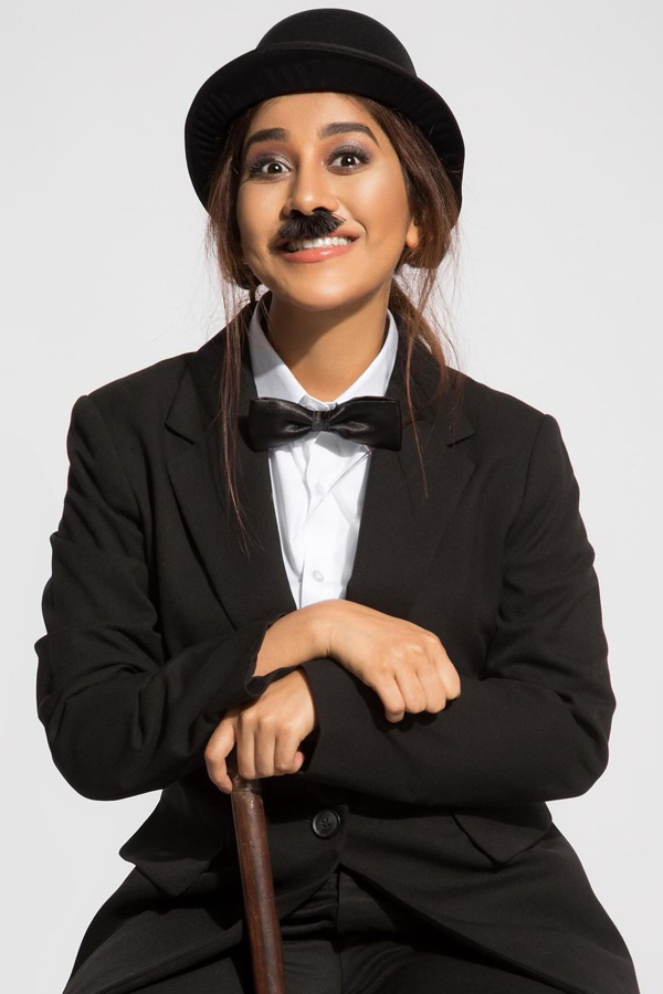 Naba Natesh Has Changed To A Legendary Actor Charlie Chaplin As A Tribute2