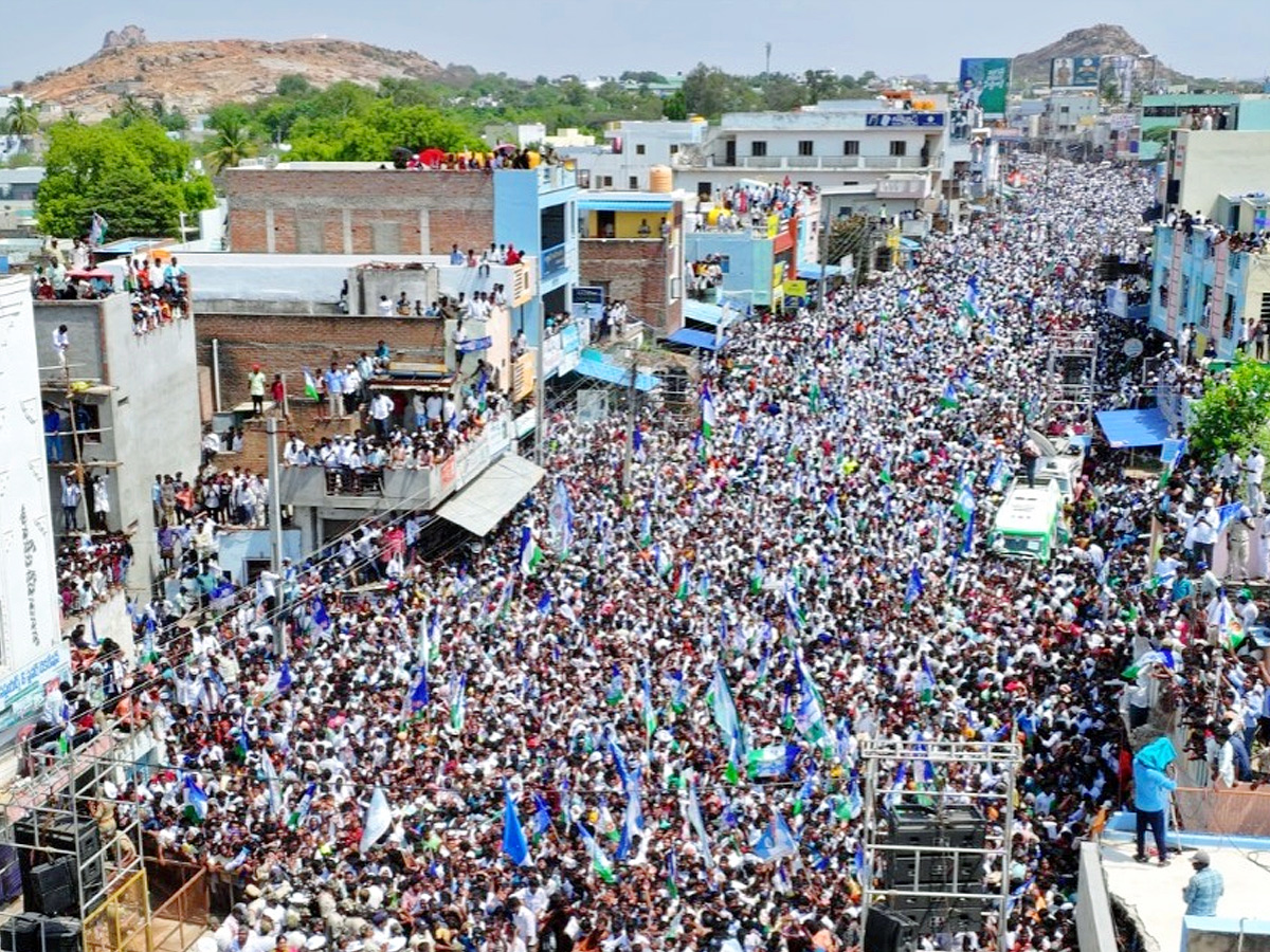 AP CM YS Jagan Public Meeting at Kalyanadurgam Photos7