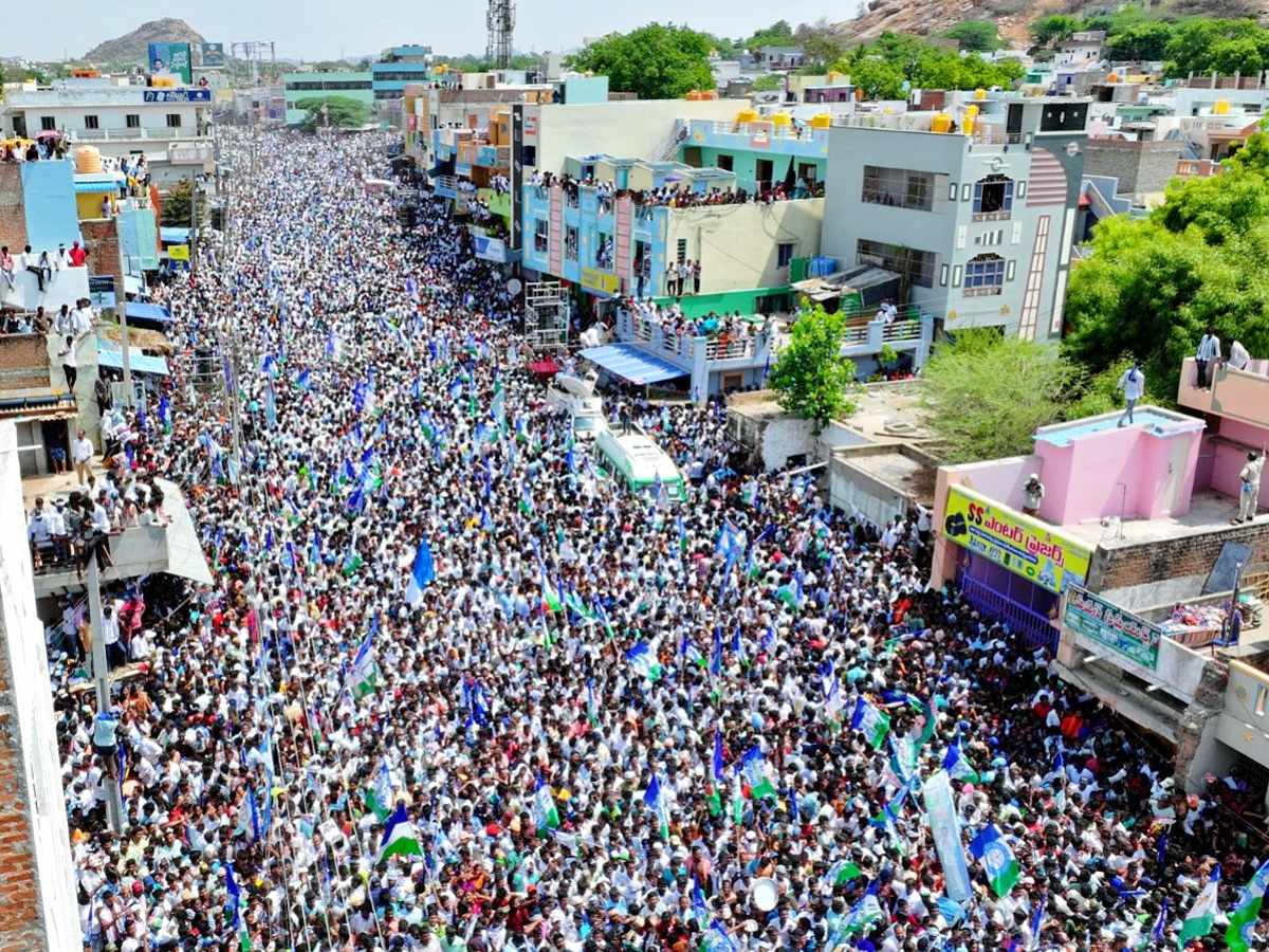 AP CM YS Jagan Public Meeting at Kalyanadurgam Photos9