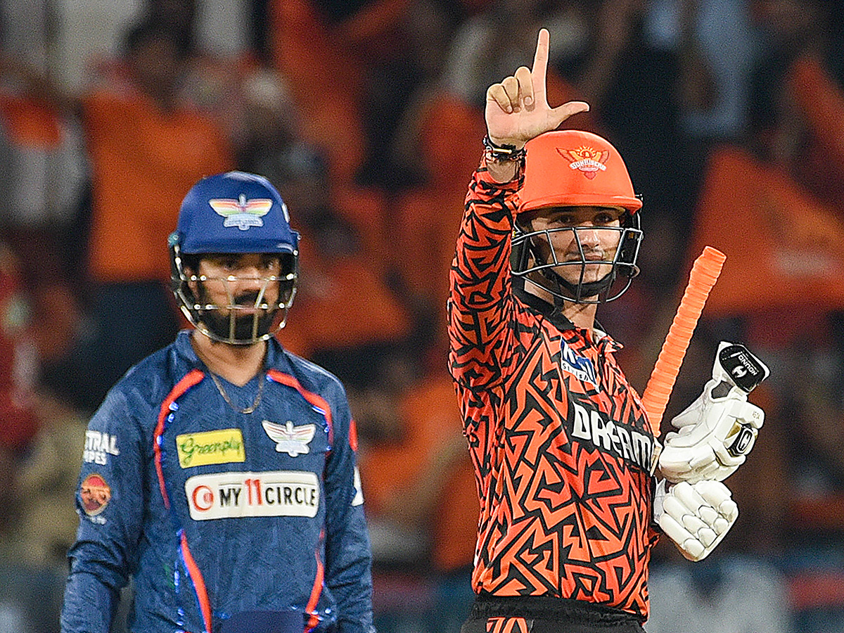 IPL 2024 T20 cricket match between Sunrisers Hyderabad and Lucknow Super Giants10