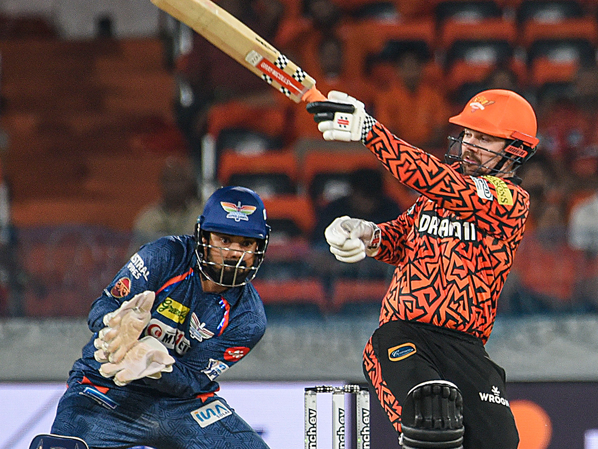 IPL 2024 T20 cricket match between Sunrisers Hyderabad and Lucknow Super Giants16