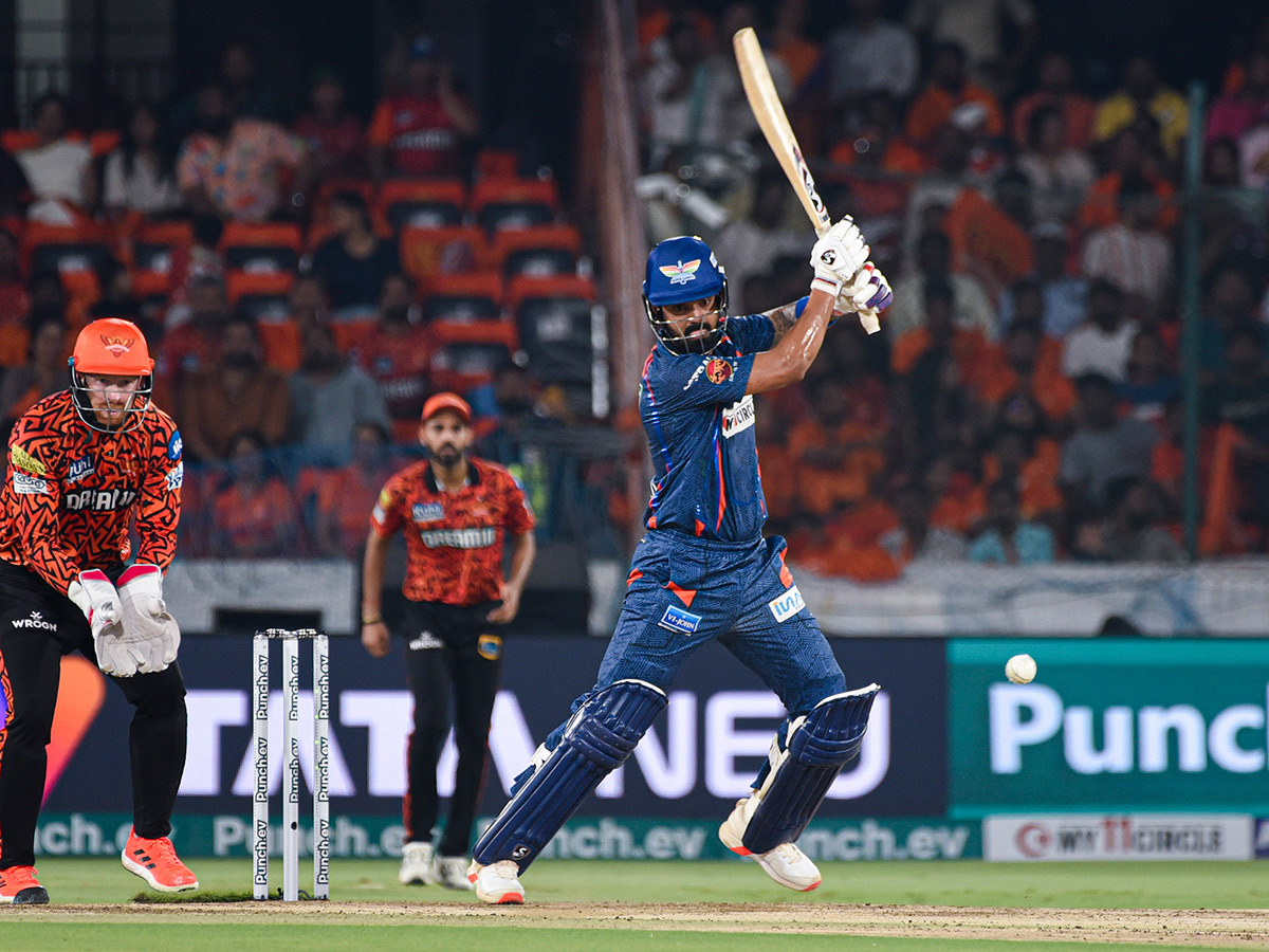 IPL 2024 T20 cricket match between Sunrisers Hyderabad and Lucknow Super Giants20