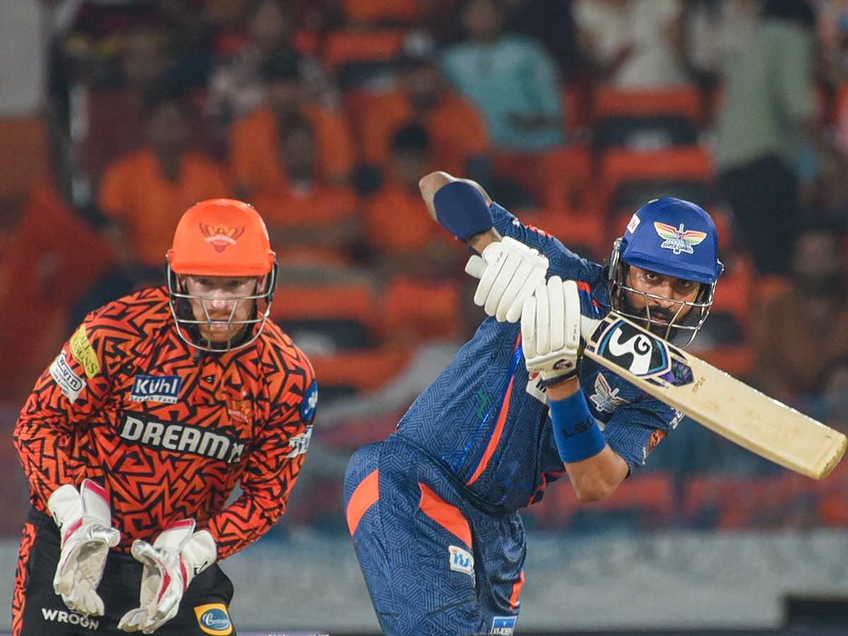 IPL 2024 T20 cricket match between Sunrisers Hyderabad and Lucknow Super Giants21