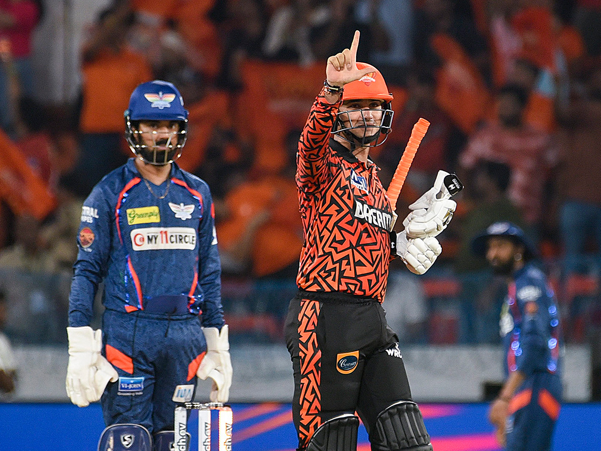 IPL 2024 T20 cricket match between Sunrisers Hyderabad and Lucknow Super Giants9