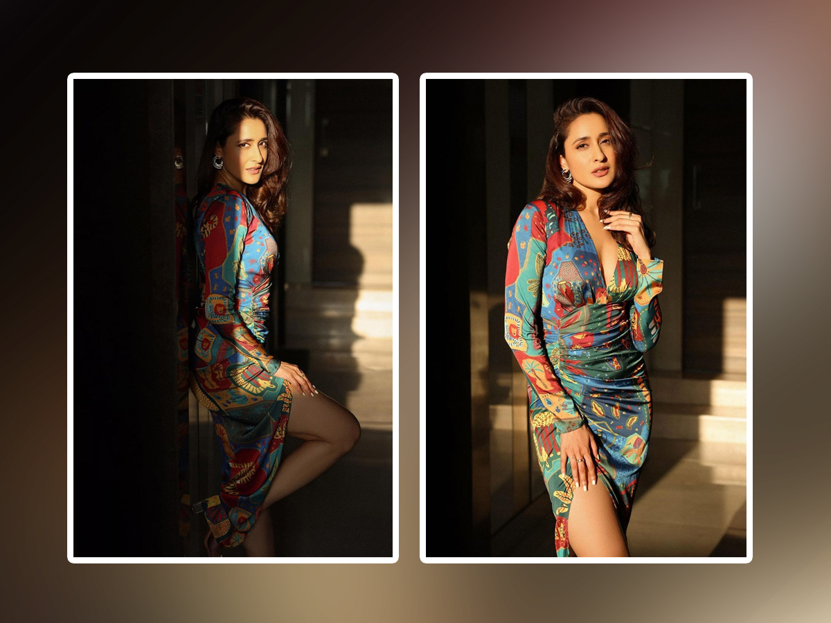 Pragya Jaiswal Summer Looks In Colorful Dress Photos Goes Viral1