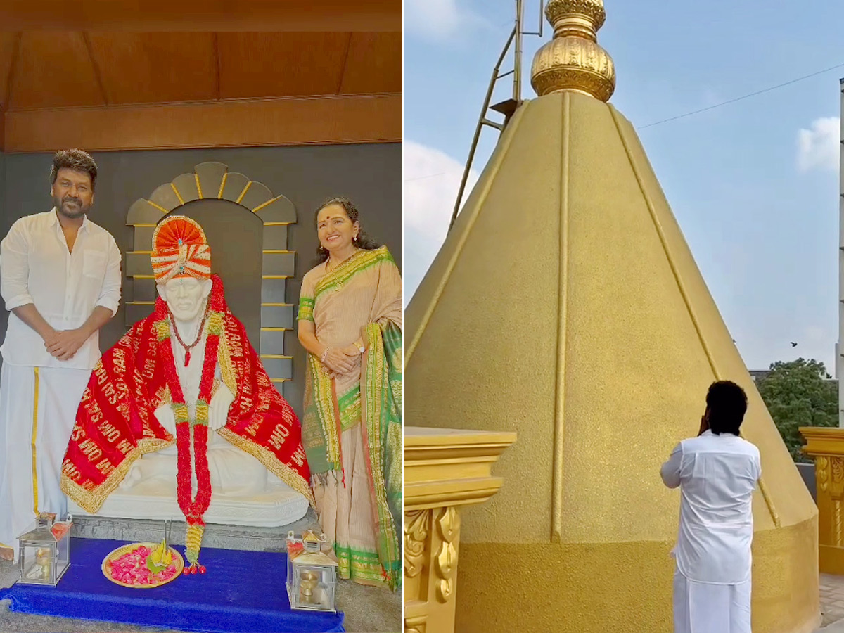 Raghava Lawrence Visits Vijay's Temple Along With His Mother: Photos1