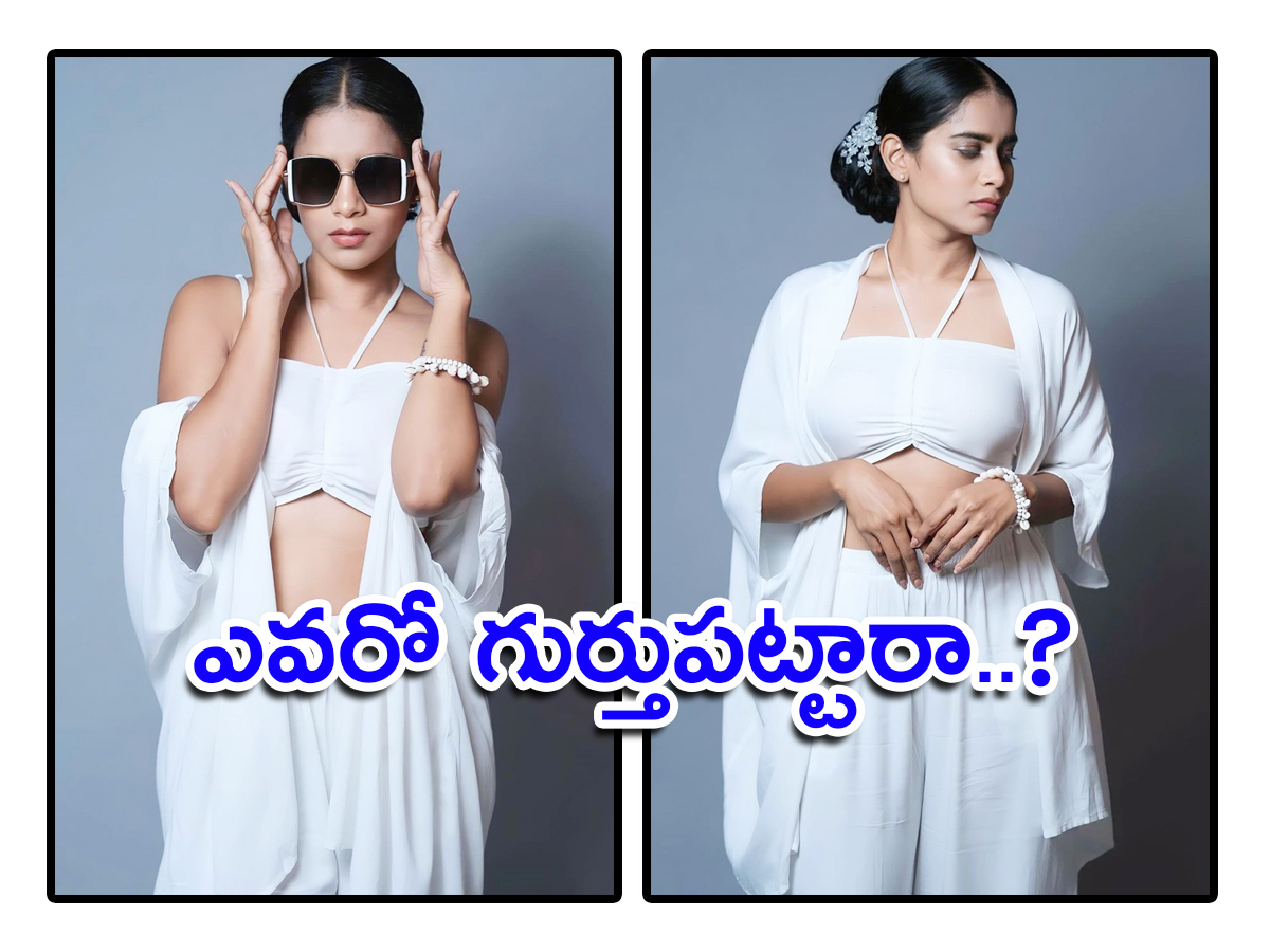 Sahithi Dasari Glamorous Photos In White Dress1