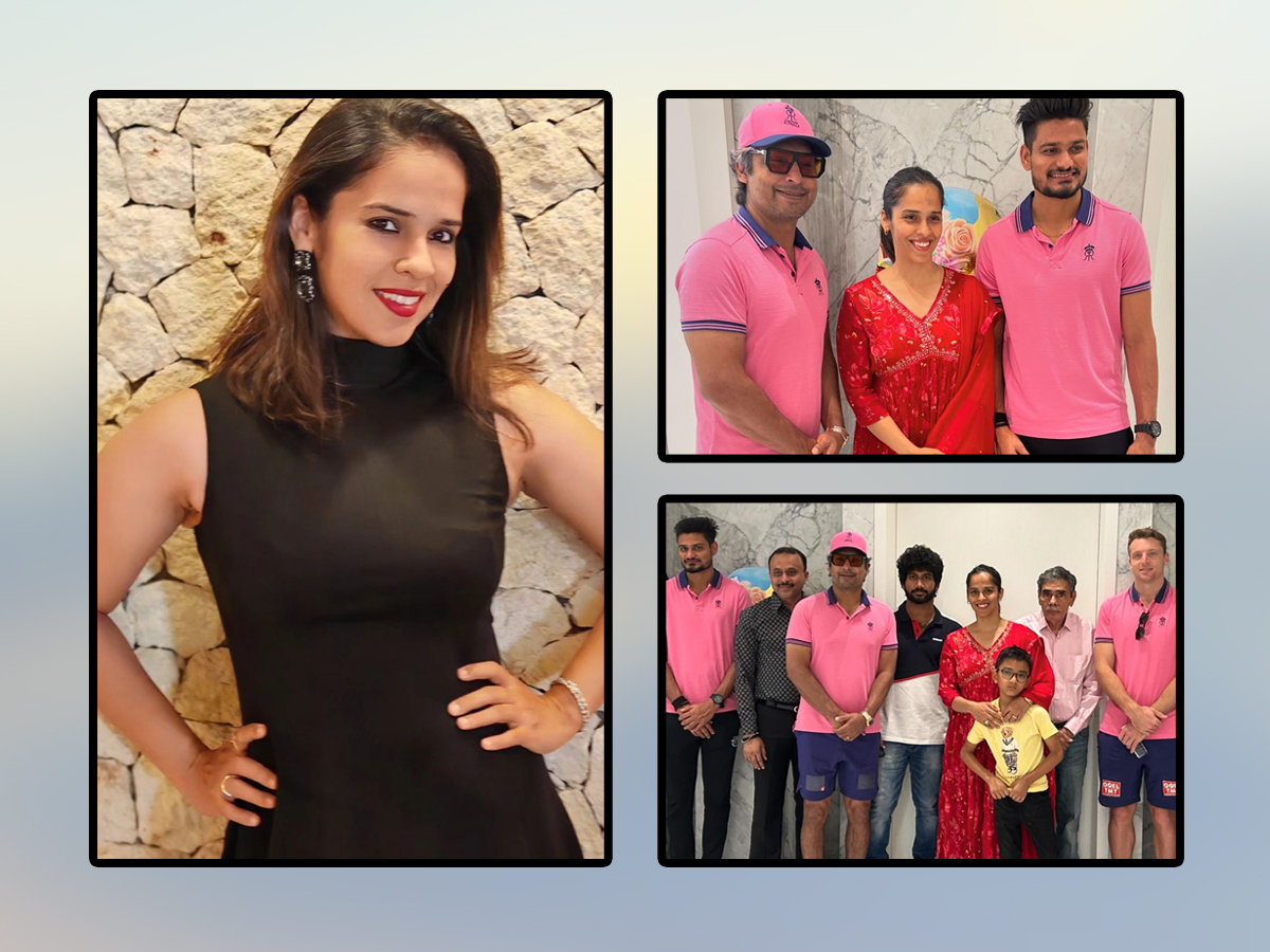 Saina Nehwal With Rajasthan Royals Team Photos Goes Viral 1